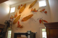 Autumn Leaves by glass artist Michael Dupille