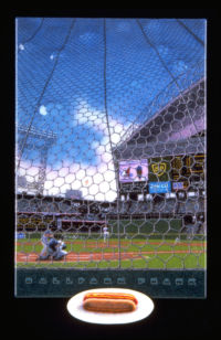 Ballpark Frank by glass artist Michael Dupille