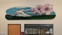 Boomerangs, 2010 [2], 3'6" x 12', Kiln formed glass