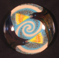 Cawing in Circles by glass artist Michael Dupille