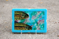Watercolor Fish by glass artist Michael Dupille