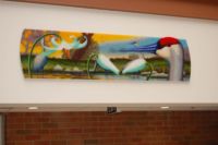 Attention Distraction, 2010, 2' x 8', Kiln formed glass