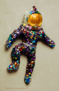 Dichronaut by glass artist Michael Dupille