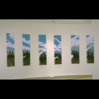 Five Trees by glass artist Michael Dupille