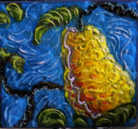Pear-du-Verre by glass artist Michael Dupille