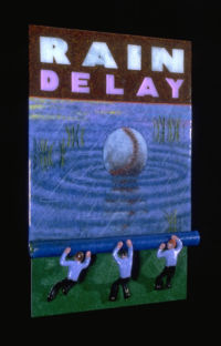 Rain Delay by glass artist Michael Dupille