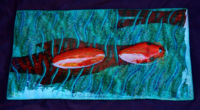 Red Seals by glass artist Michael Dupille