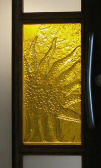 Seastar panel by glass artist Michael Dupille