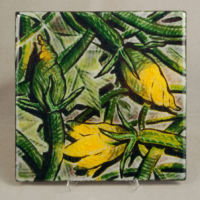 Squash Blossoms by glass artist Michael Dupille