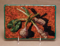 Taro Roots by glass artist Michael Dupille
